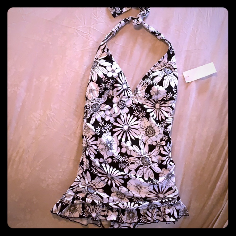 One piece bathing suit dress
